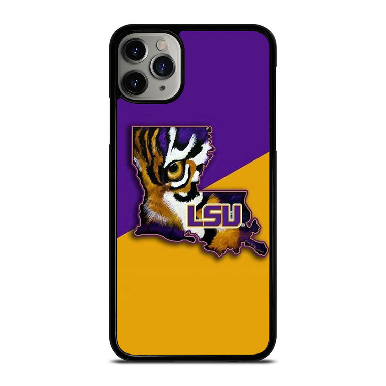 LSU TIGERS LOGO LOUSIANA STATE UNIVERSITY BASKETBALL iPhone 11 Pro Max Case Cover
