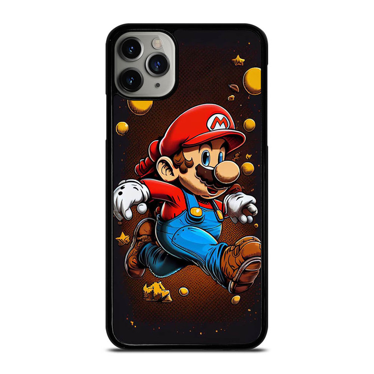 MARIO BROSS GAME CARTOON iPhone 11 Pro Max Case Cover