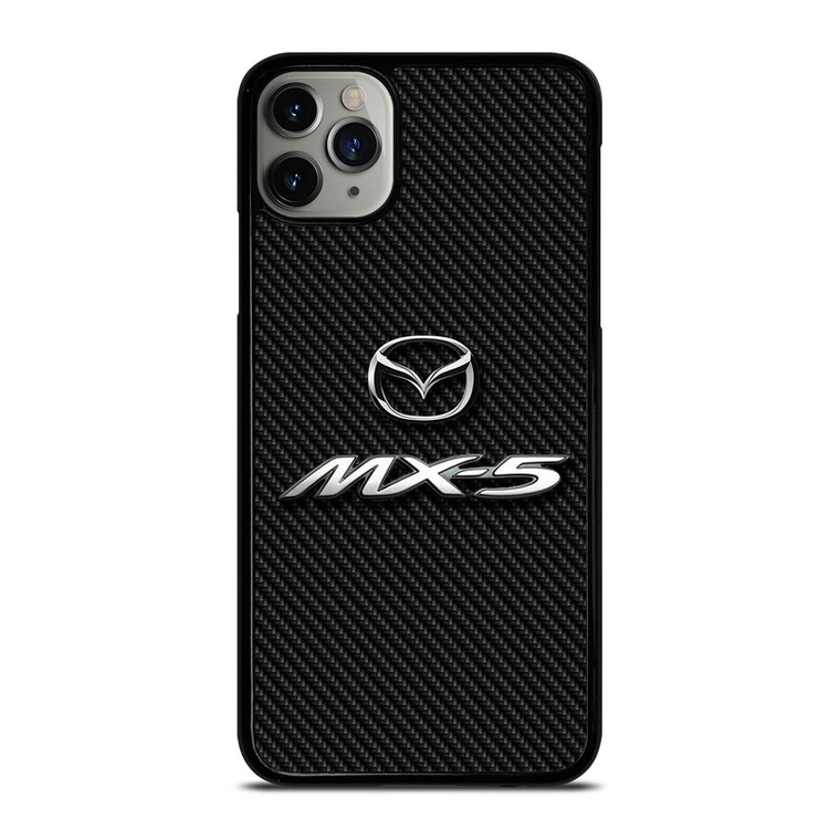 MAZDA MX 5 LOGO CARBON iPhone 11 Pro Max Case Cover