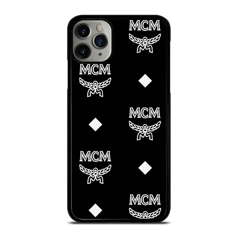MCM WORLDWIDE LOGO BLACK iPhone 11 Pro Max Case Cover