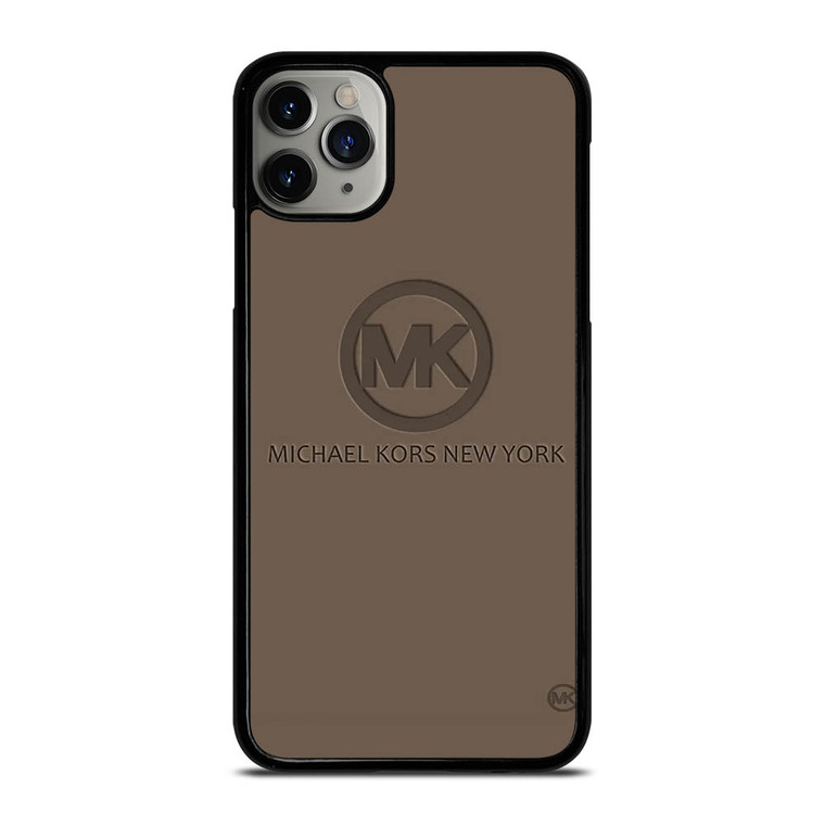 MICHAEL KORS NEW YORK LOGO BROWN iPhone 11 Pro Max Case Cover