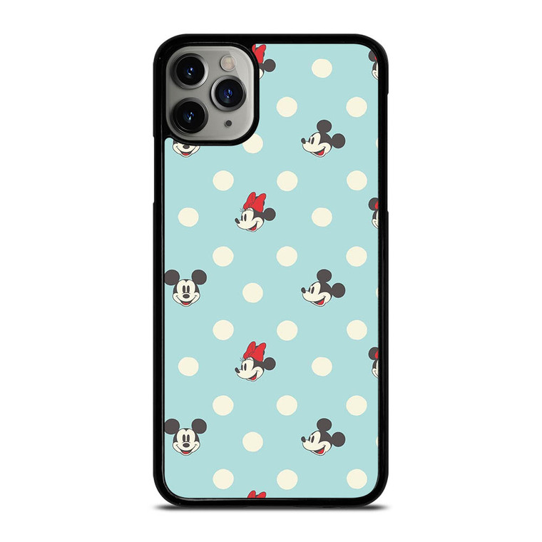 MICKEY AND MINNIE MOUSE DISNEY POLKADOTS iPhone 11 Pro Max Case Cover