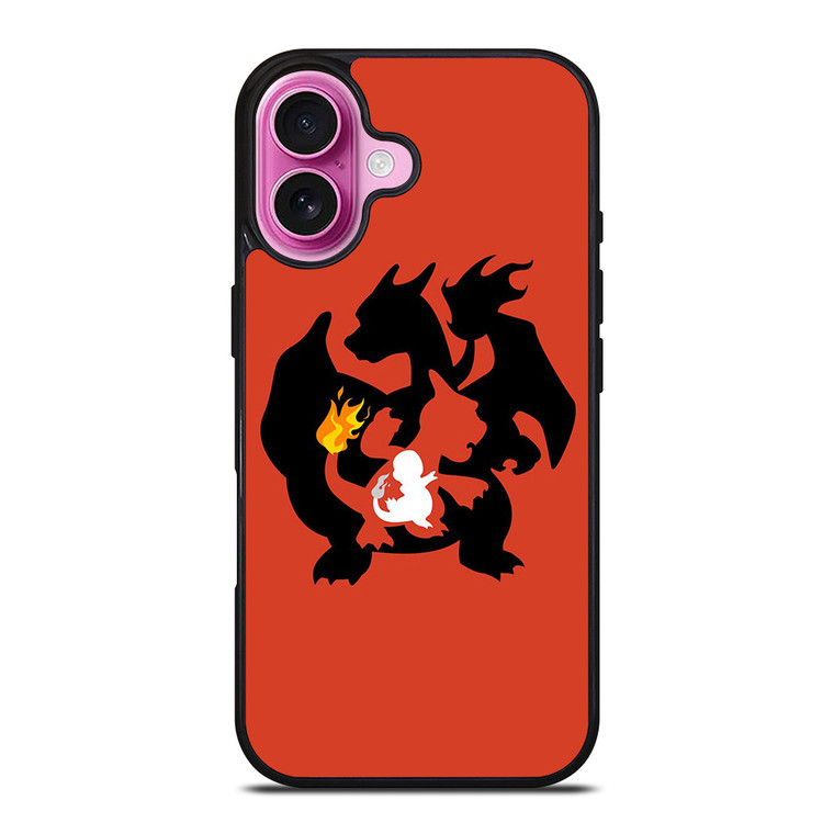 POKEMON CHARMANDER CHARMELEON CHARIZARD iPhone 16 Plus Case Cover POKEMON CHARMANDER CHARMELEON CHARIZARD iPhone 16 Plus Case Cover