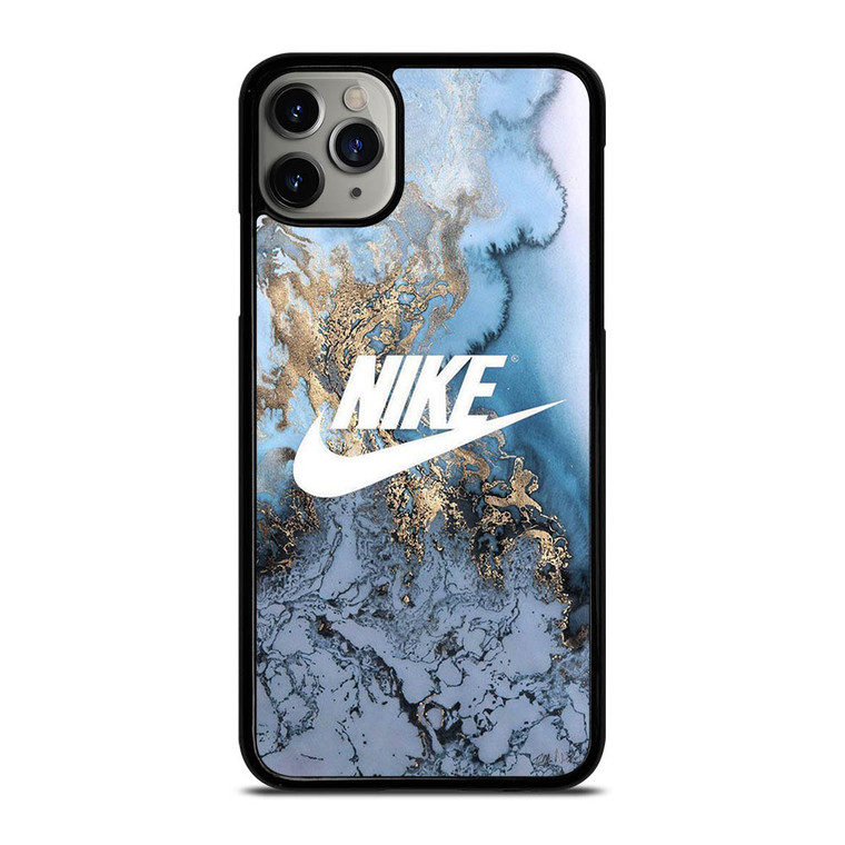 NIKE LOGO BLUE MARBLE iPhone 11 Pro Max Case Cover