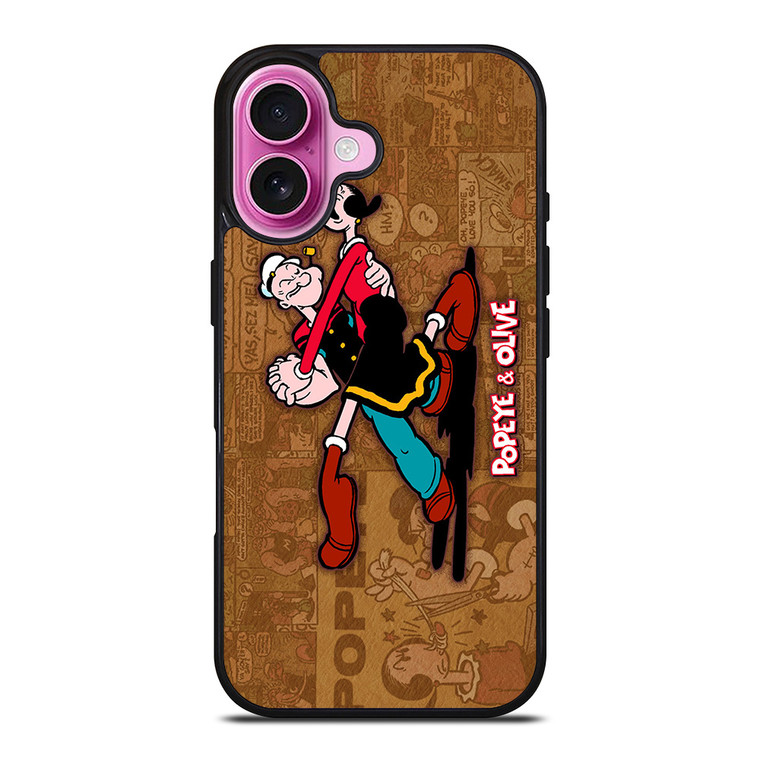 POPEYE AND OLIVE DANCE iPhone 16 Plus Case Cover
