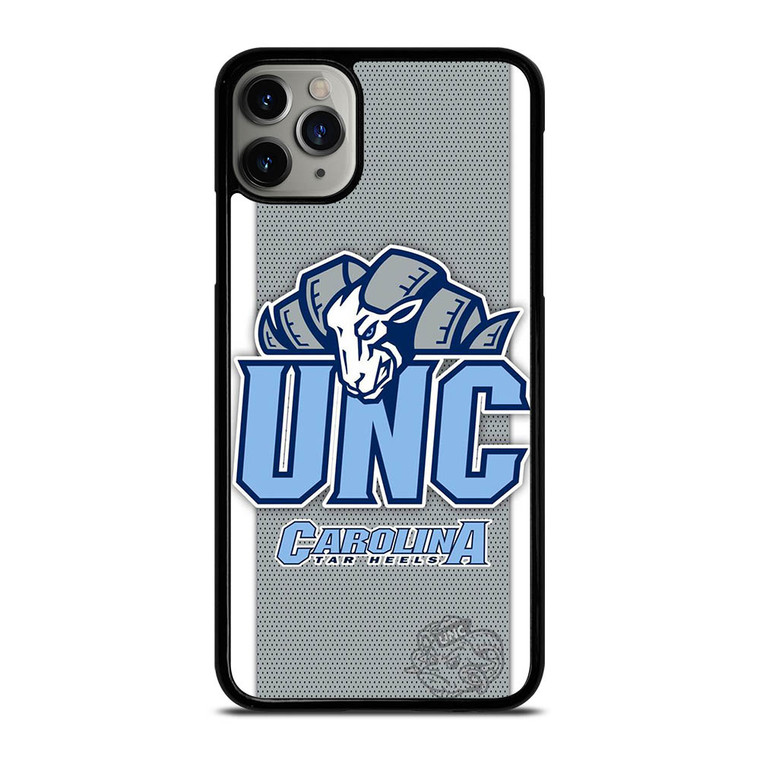 NORTH CAROLINA TAR HEELS LOGO BASKETBALL UNIVERSITY MASCOT iPhone 11 Pro Max Case Cover