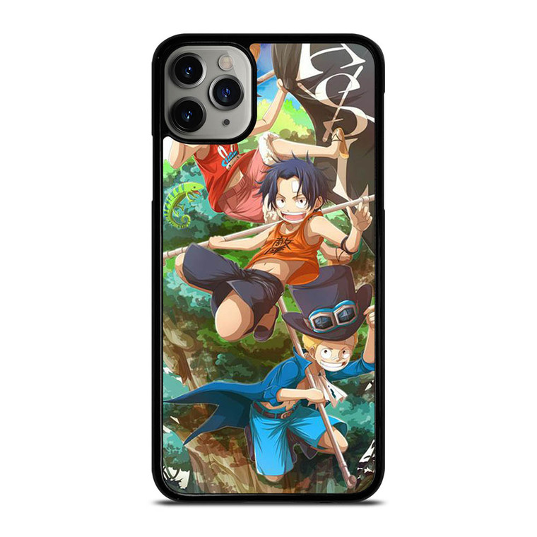 ONE PIECE LUFFY SABO ACE KID iPhone 11 Pro Max Case Cover