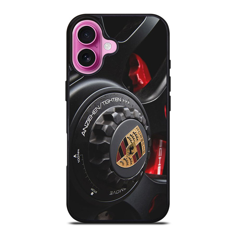 PORSCHE WHEEL LOGO ICON iPhone 16 Plus Case Cover