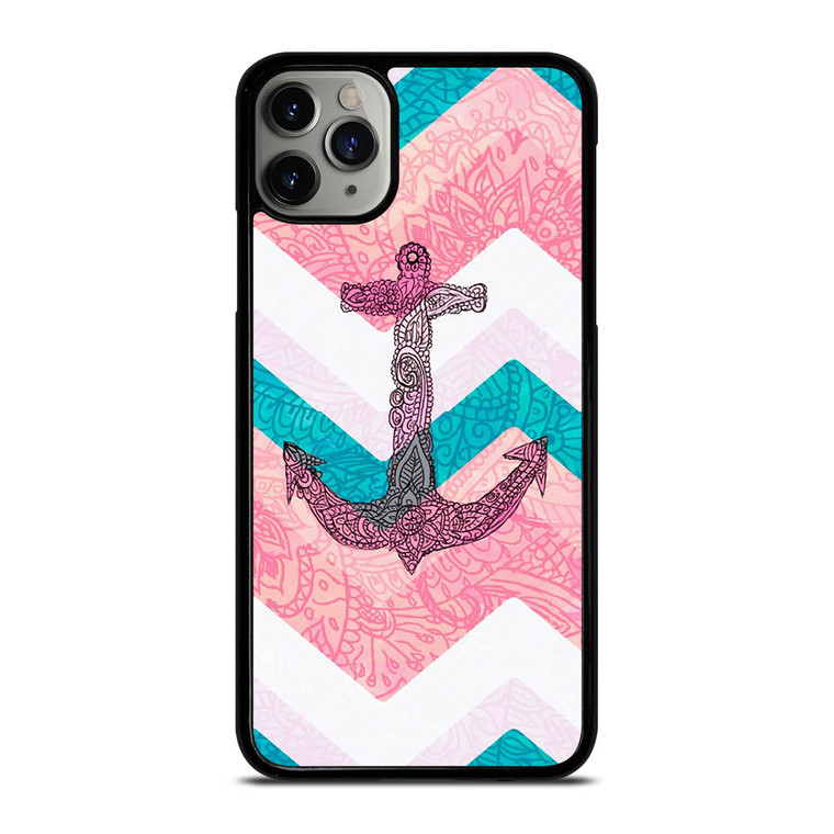 PAISLEY TRIBAL NAUTICAL ANCHOR iPhone 11 Pro Max Case Cover