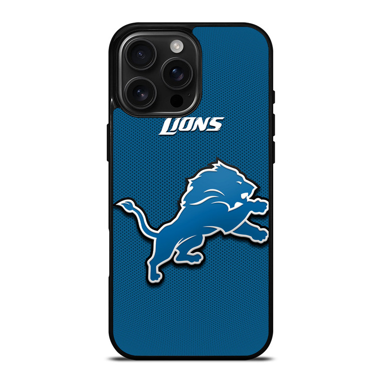 DETROIT LIONS NFL LOGO iPhone 16 Pro Max Case Cover