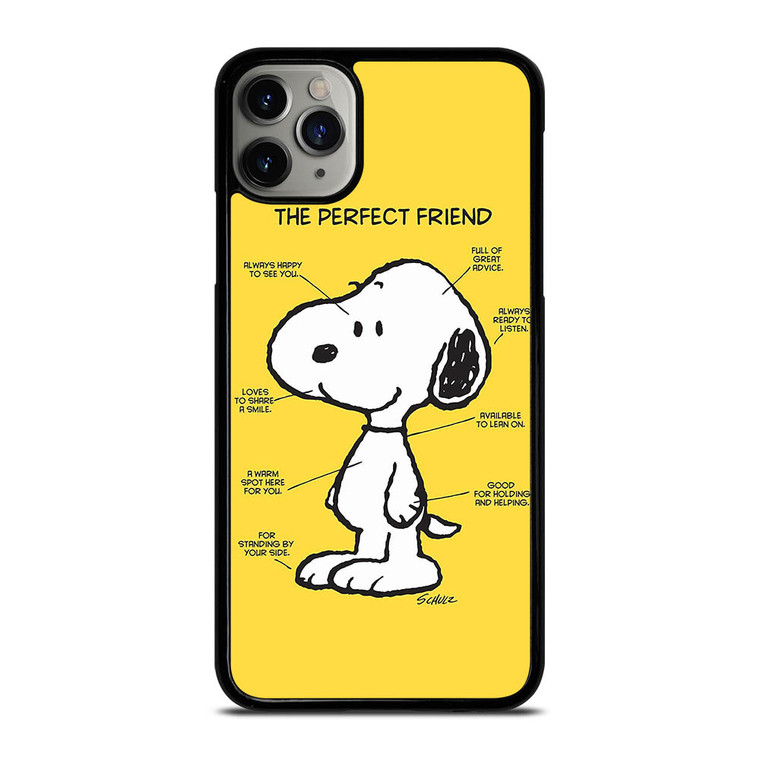 SNOOPY DOG PERFECT FRIEND iPhone 11 Pro Max Case Cover