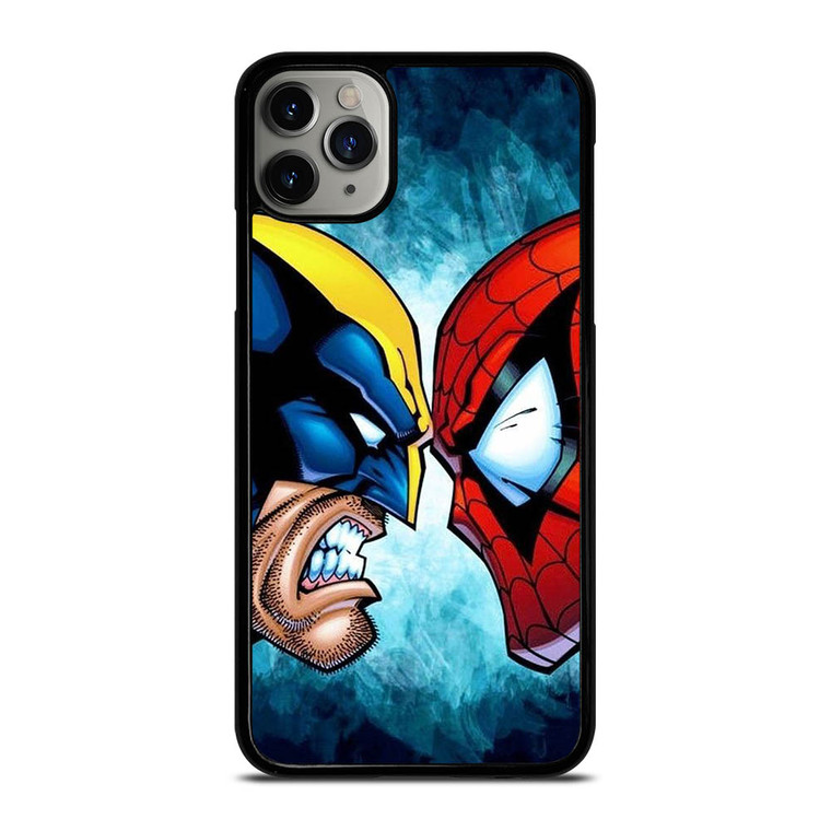 SPIDERMAN VS WOLVERINE MARVEL COMICS iPhone 11 Pro Max Case Cover