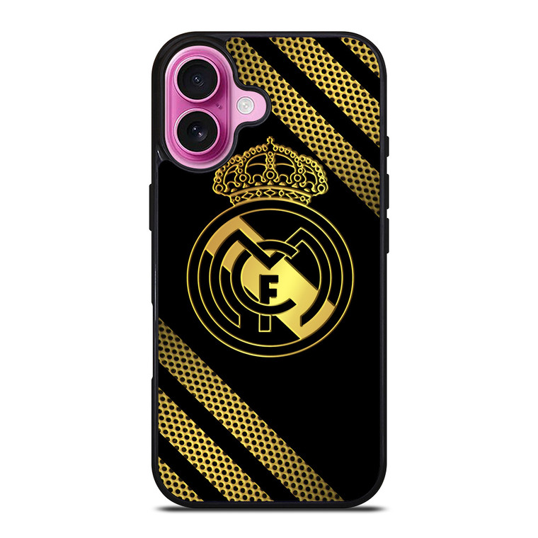 REAL MADRID GOLD NEW iPhone 16 Plus Case Cover