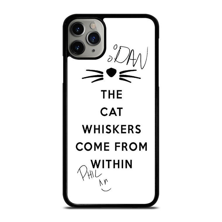 THE WHISKERS DAN AND PHIL iPhone 11 Pro Max Case Cover
