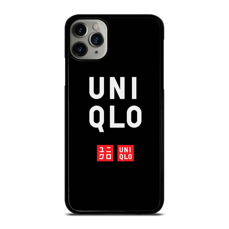 UNIQLO LOGO BLACK 2 iPhone 11 Pro Max Case Cover