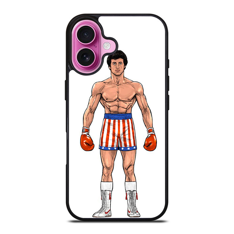 ROCKY BALBOA CARTOON iPhone 16 Plus Case Cover ROCKY BALBOA CARTOON iPhone 16 Plus Case Cover