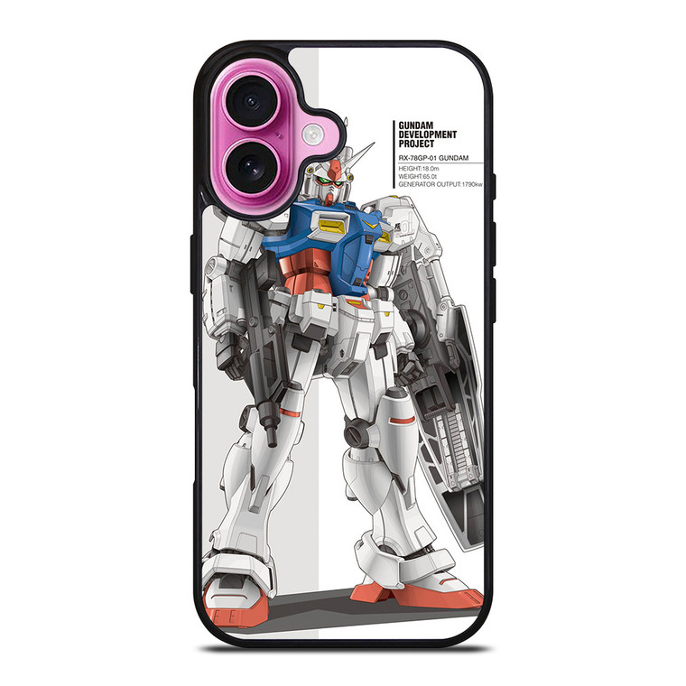 RX-78GP-01 GUNDAM iPhone 16 Plus Case Cover