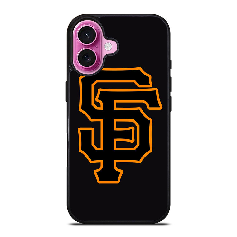 SAN FRANCISCO GIANTS BLACK LOGO iPhone 16 Plus Case Cover