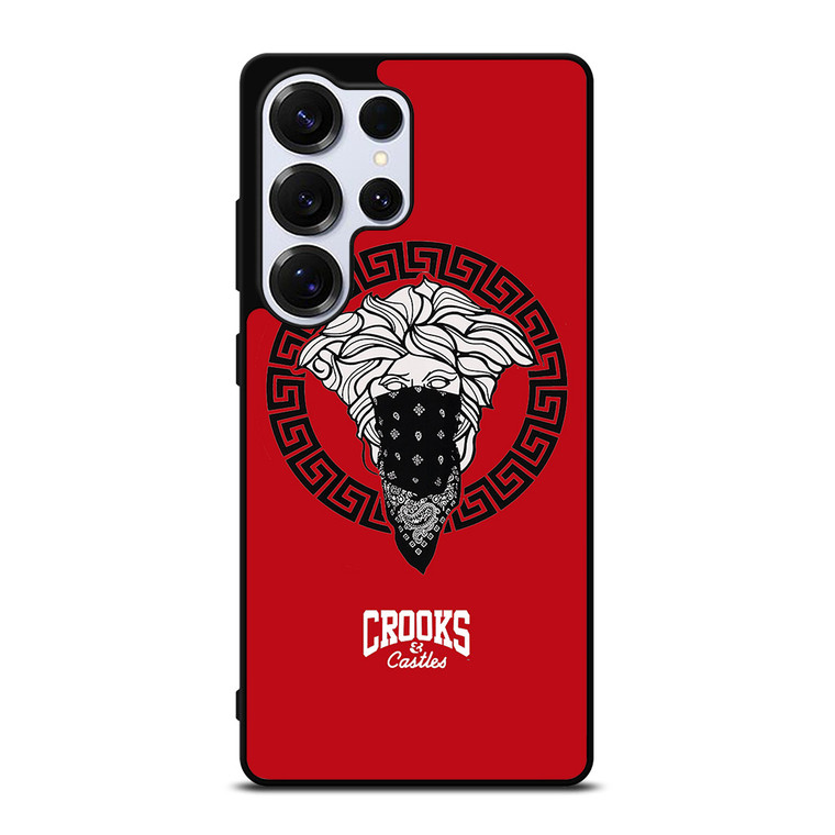 CROOK AND CASTLES BANDANA RED Samsung Galaxy S25 Ultra Case Cover
