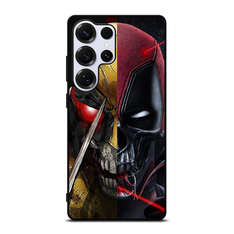 DEADPOOL X WOLVERINE SKULL ICON Samsung Galaxy S25 Ultra Case Cover