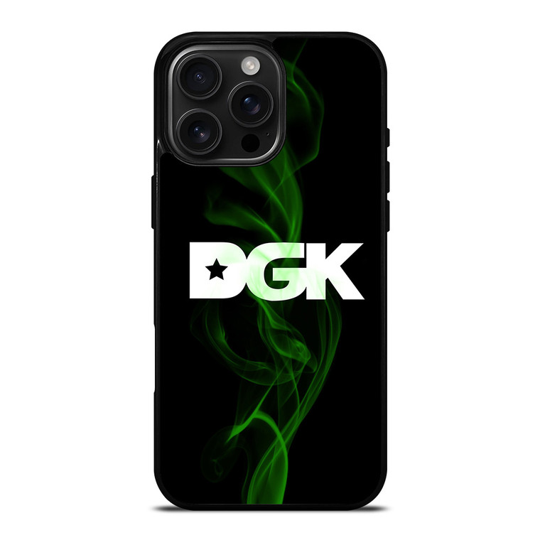DGK SKATEBOARDING GREEN SMOKE iPhone 16 Pro Max Case Cover