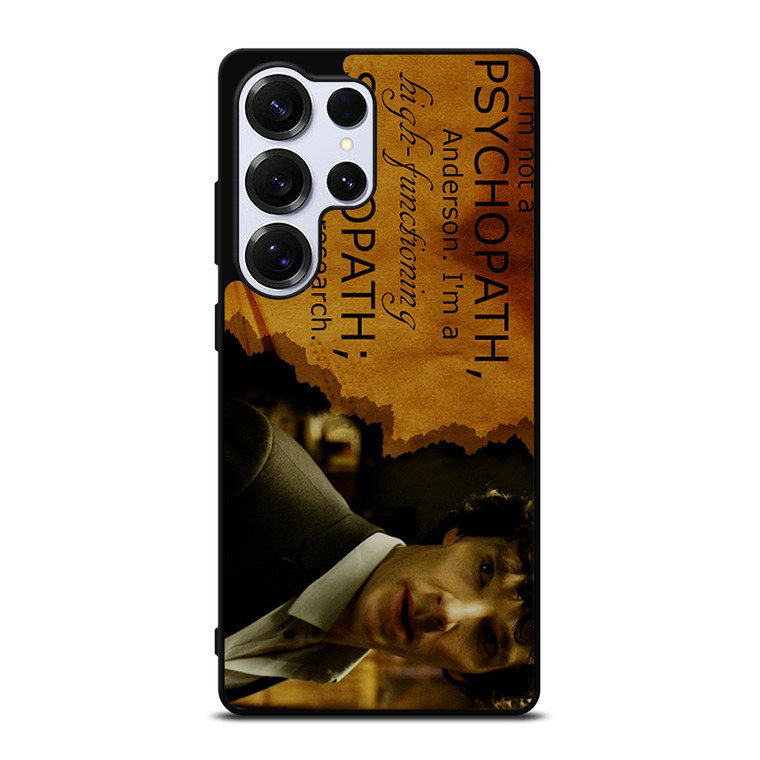 SHERLOCK HOLMES PSYCHOPATH Samsung Galaxy S25 Ultra Case Cover