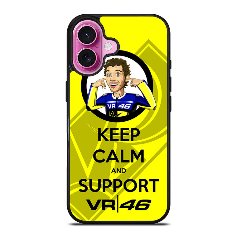 SUPPORT VALENTINO ROSSI 46 iPhone 16 Plus Case Cover