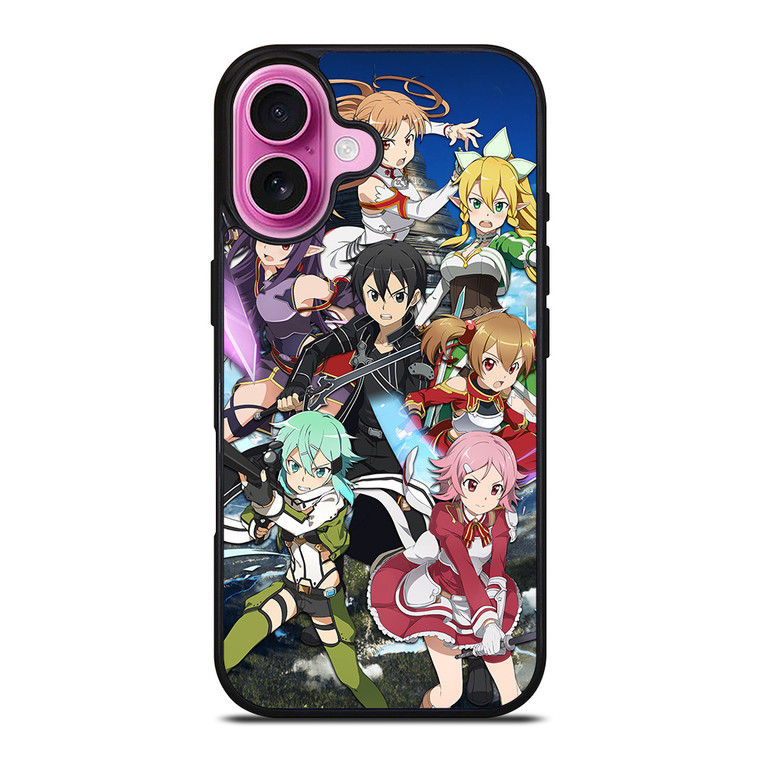 SWORD ART ONLINE CHARACTER iPhone 16 Plus Case Cover
