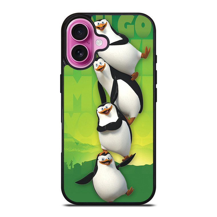 THE PENGUINS OF MADAGASKAR all character iPhone 16 Plus Case Cover