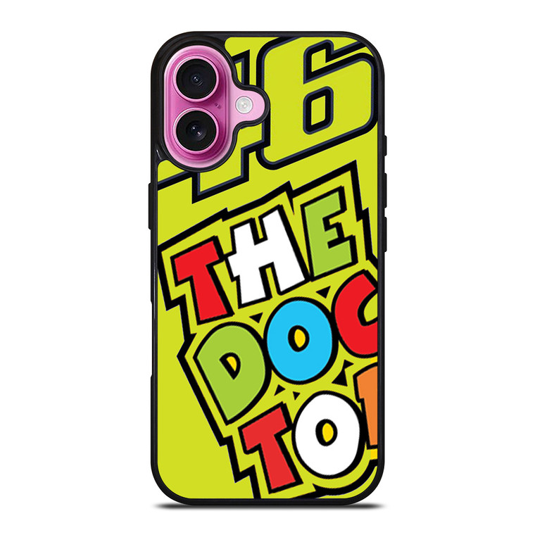 VALENTINO ROSSI VR46 THE DOCTOR iPhone 16 Plus Case Cover