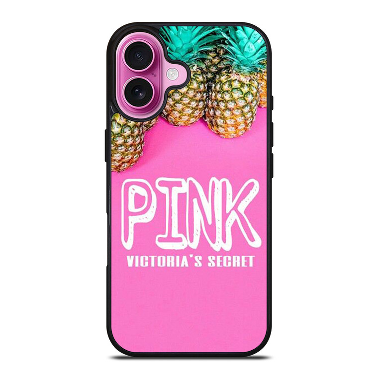 VICTORIA'S SECRET PINK PINEAPPLE iPhone 16 Plus Case Cover VICTORIA'S SECRET PINK PINEAPPLE iPhone 16 Plus Case Cover