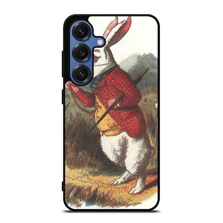 WHITE RABBIT ALICE IN WONDERLAND Disney Samsung Galaxy S25 Case Cover
