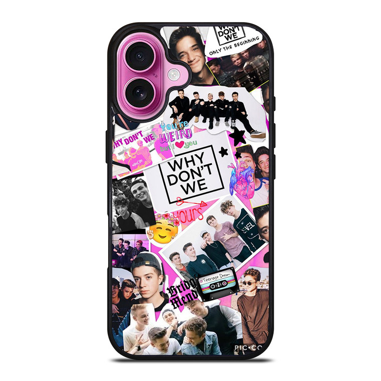 WHY DON'T WE COLLAGE iPhone 16 Plus Case Cover