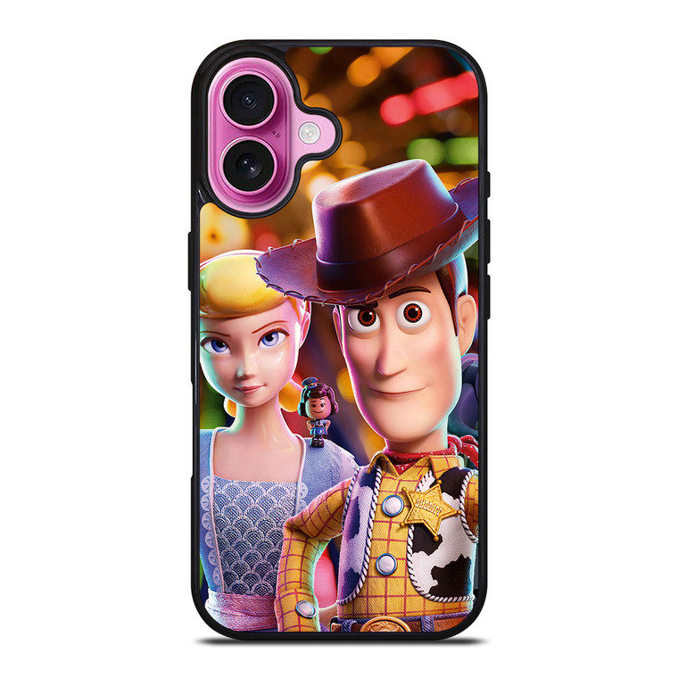 WOODY BO PEEP TOY STORY 4 DISNEY iPhone 16 Plus Case Cover