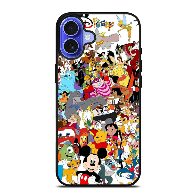 ALL DISNEY CHARACTER iPhone 16 Case Cover ALL DISNEY CHARACTER iPhone 16 Case Cover