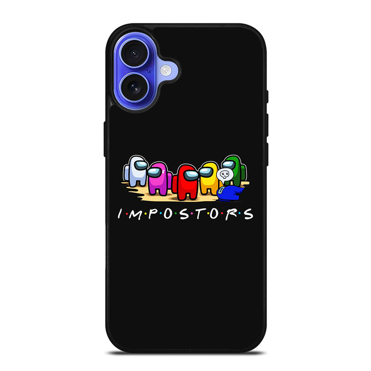 AMONG US IMPOSTORS FRIENDS ICON iPhone 16 Case Cover