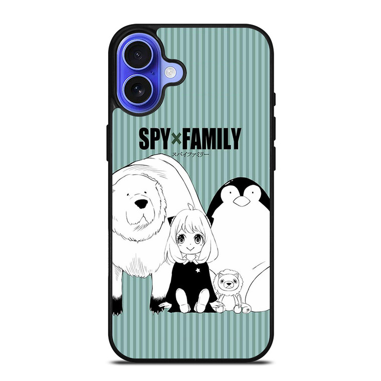 ANYA AND BOND FORGER SPY FAMILY MANGA ANIME iPhone 16 Case Cover