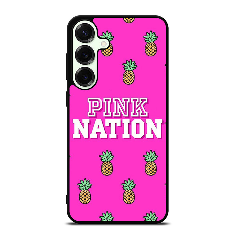 PINK NATION VICTORIA'S SECRET LOGO PINEAPPLE Samsung Galaxy S25 Plus Case Cover