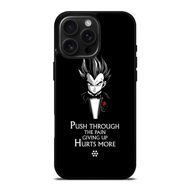 DRAGON BALL QUOTE VEGETA iPhone 16 Pro Max Case Cover