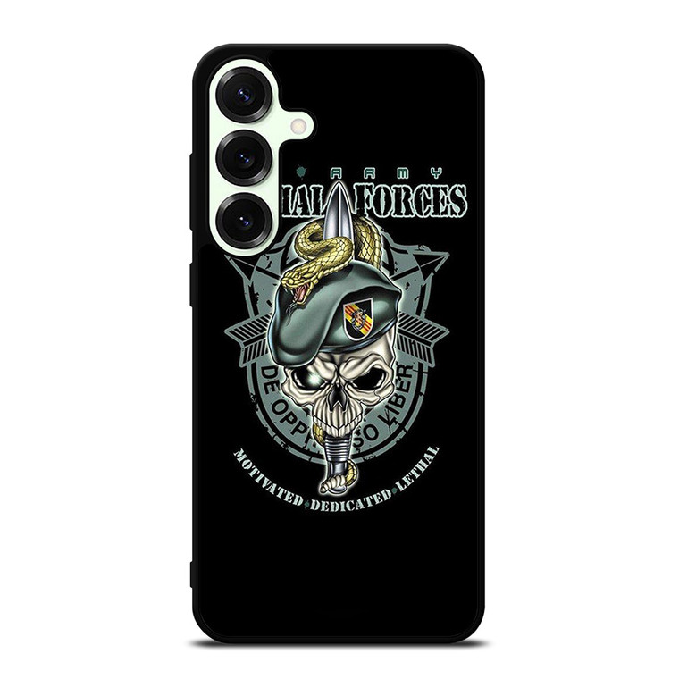 US ARMY SPECIAL FORCES LOGO SKULL Samsung Galaxy S25 Plus Case Cover