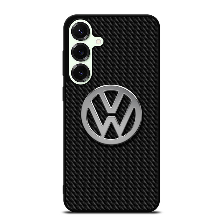 VW VOLKSWAGEN METAL CARBON LOGO Samsung Galaxy S25 Plus Case Cover