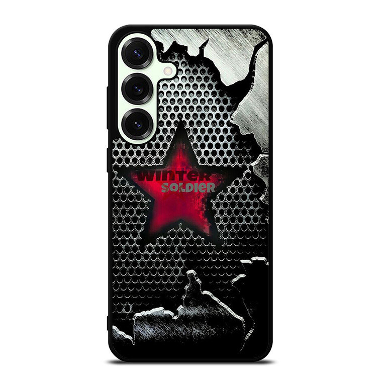 WINTER SOLDIER METAL LOGO AVENGERS Samsung Galaxy S25 Plus Case Cover