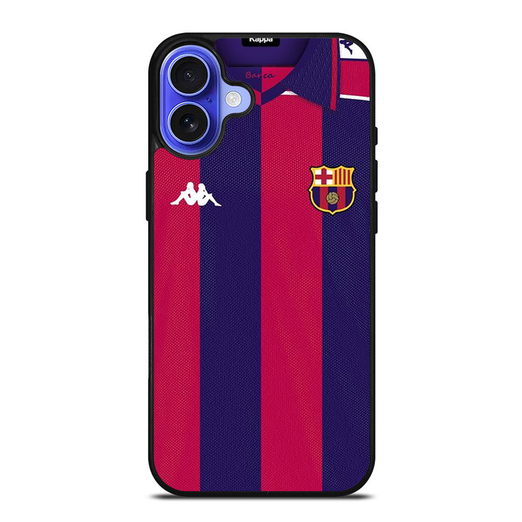 BARCELONA FC CLASSIC JERSEY KAPPA iPhone 16 Case Cover BARCELONA FC CLASSIC JERSEY KAPPA iPhone 16 Case Cover