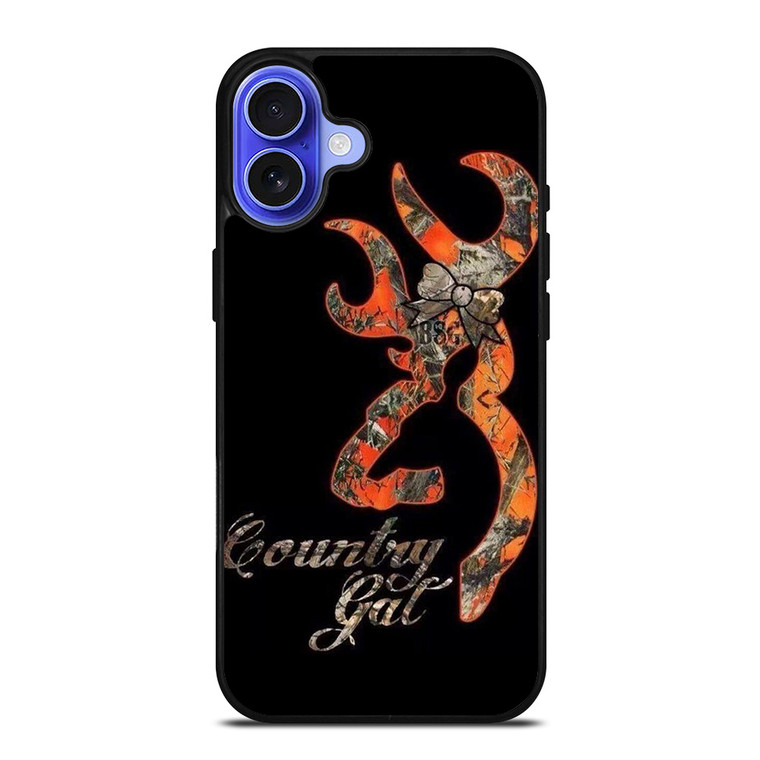CAMO BROWNING COUNTRY GAL iPhone 16 Case Cover