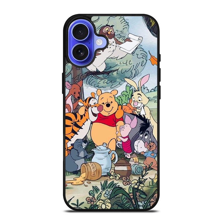 CARTOON WINNIE THE POOH AND FRIENDS DISNEY iPhone 16 Case Cover