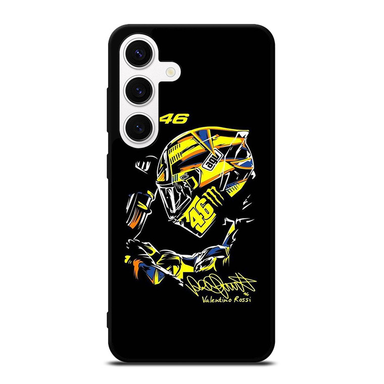VALENTINO ROSSI THE DOCTOR 46 SIGNATURE Samsung Galaxy S24 Case Cover