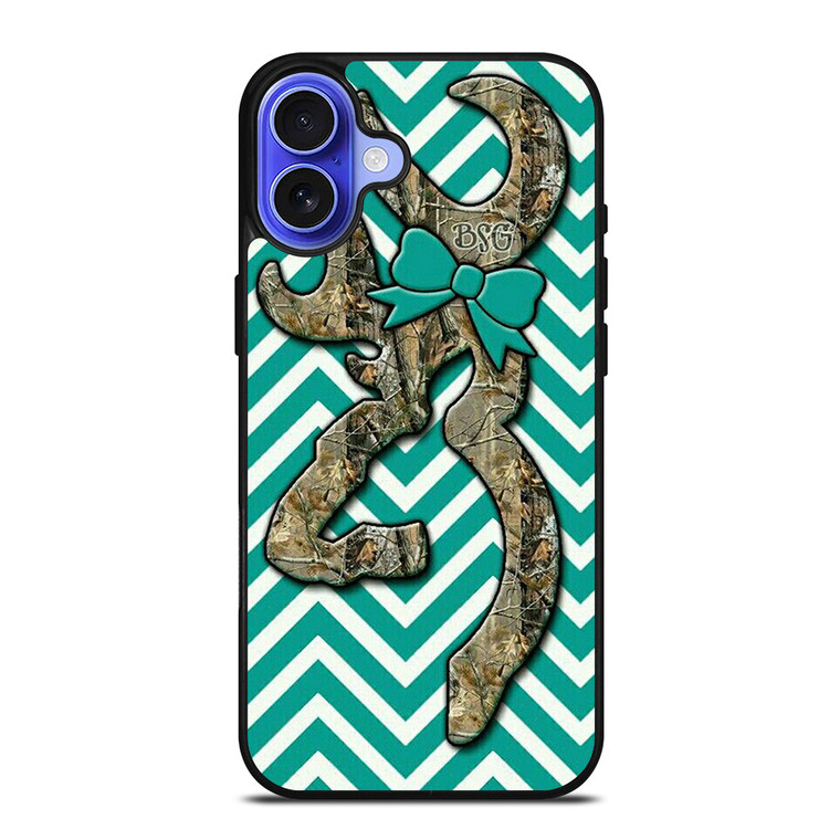 COUNTRY GAL CAMO BROWNING CHEVRON iPhone 16 Case Cover