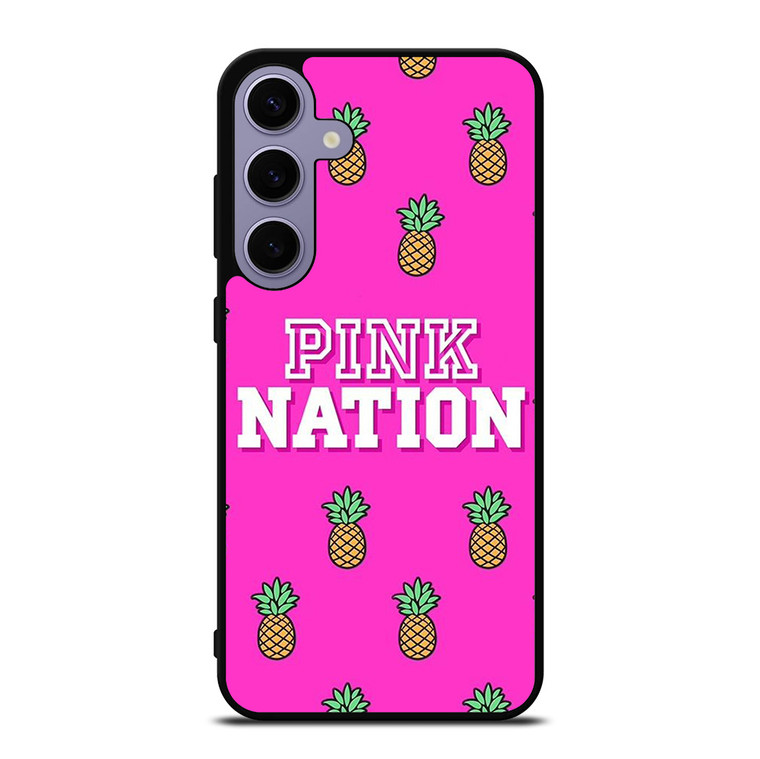 PINK NATION VICTORIA'S SECRET LOGO PINEAPPLE Samsung Galaxy S24 Plus Case Cover