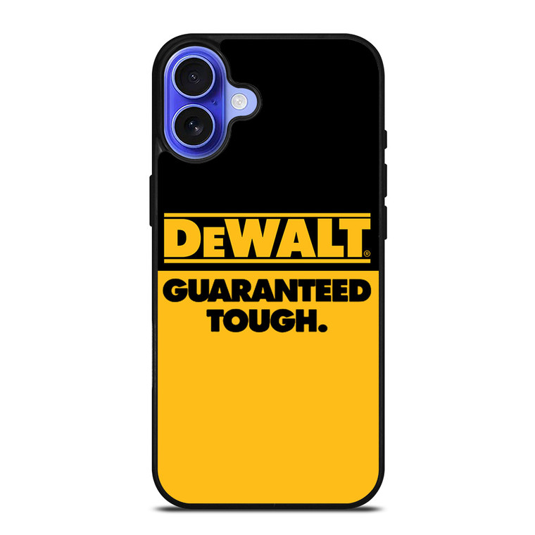 DEWALT GUARANTEED TOUGH LOGO iPhone 16 Case Cover