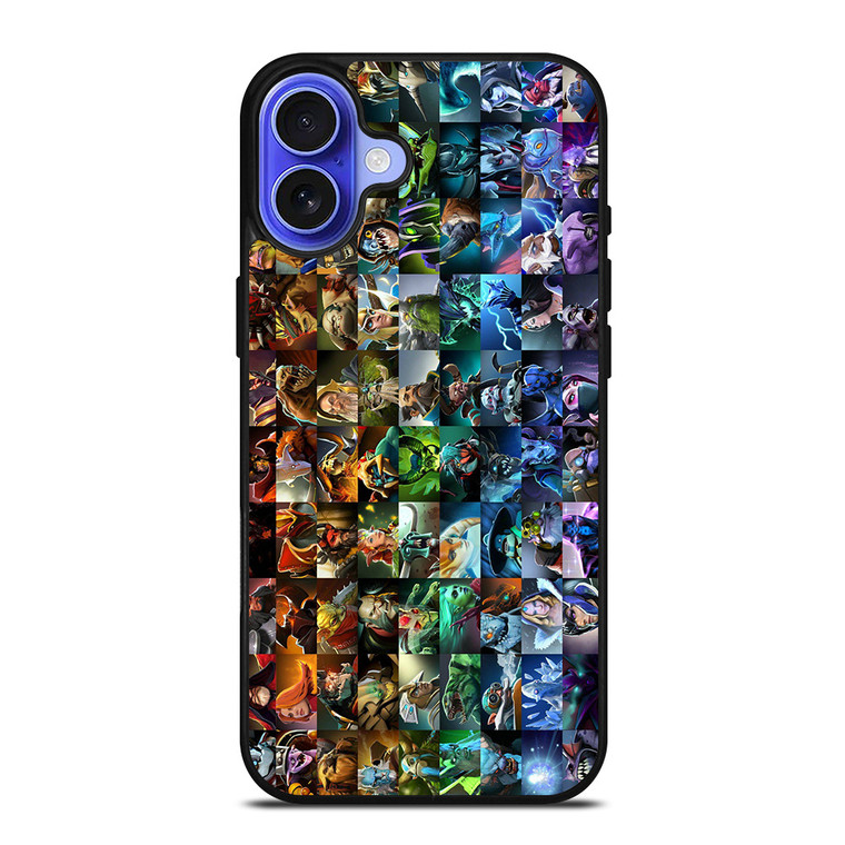 DOTA GAME ALL CHARACTER iPhone 16 Case Cover
